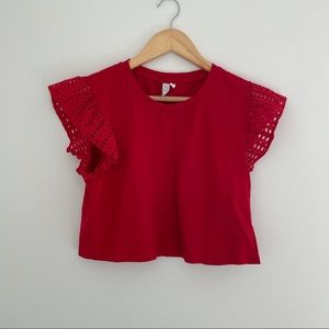 Red Cropped & Other Stories tee